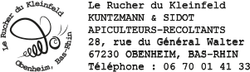 Miel artisanal du Rucher du Kleinfeld