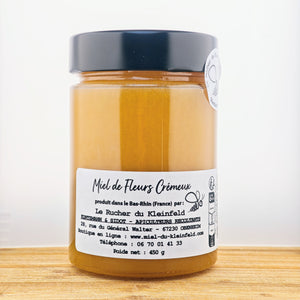 Miel artisanal de Fleurs Crémeux 450 g