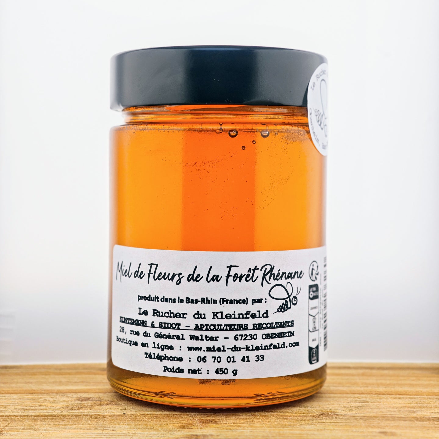 Miel artisanal de Fleurs de la Forêt Rhénane 450 g