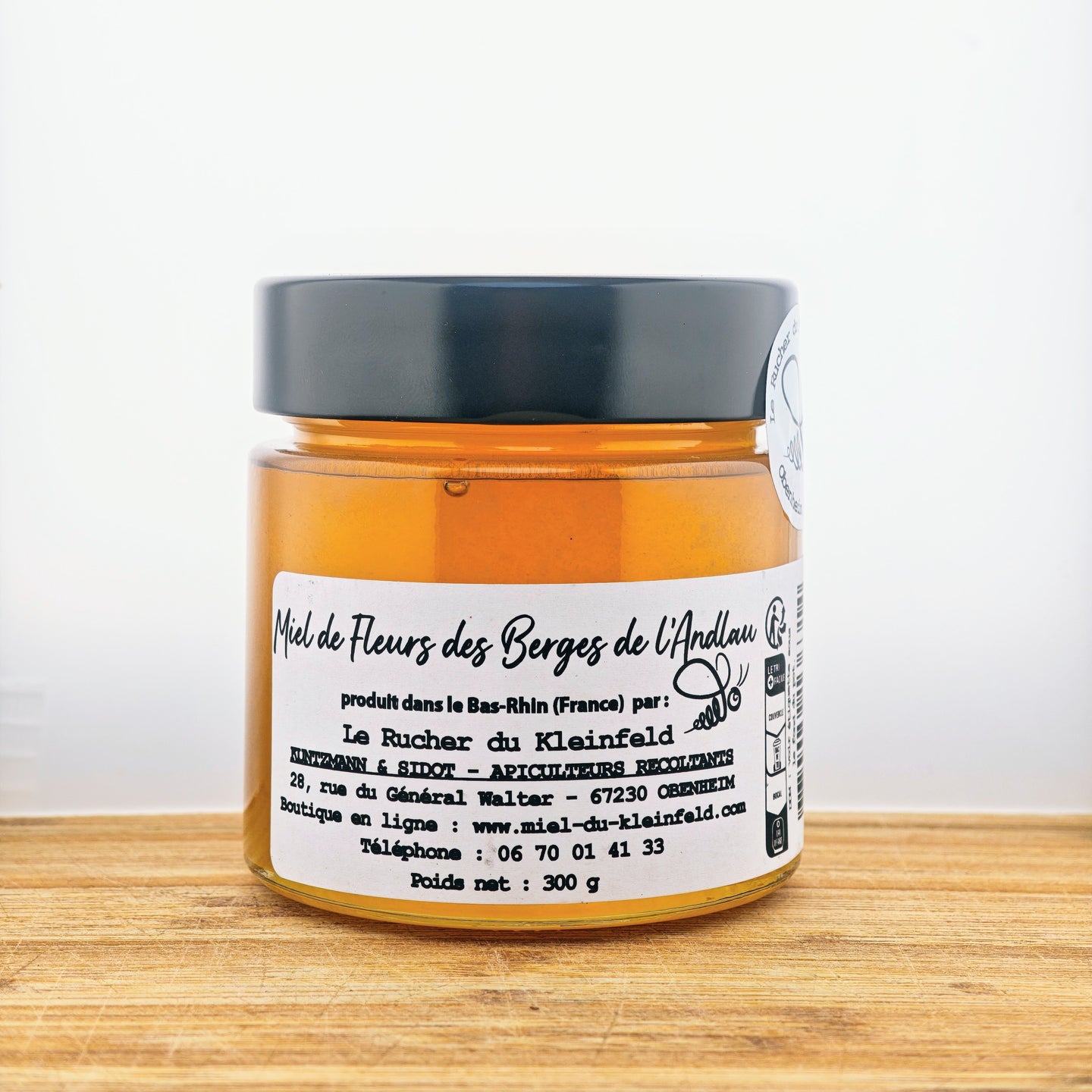 Miel artisanal de Fleurs des Berges de l'Andlau 300 g