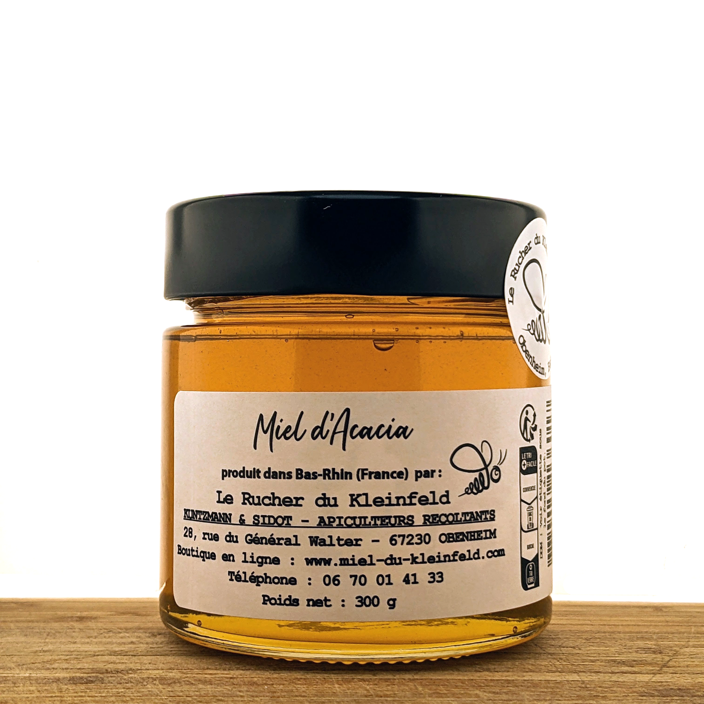 Miel artisanal d'Acacia 300 g