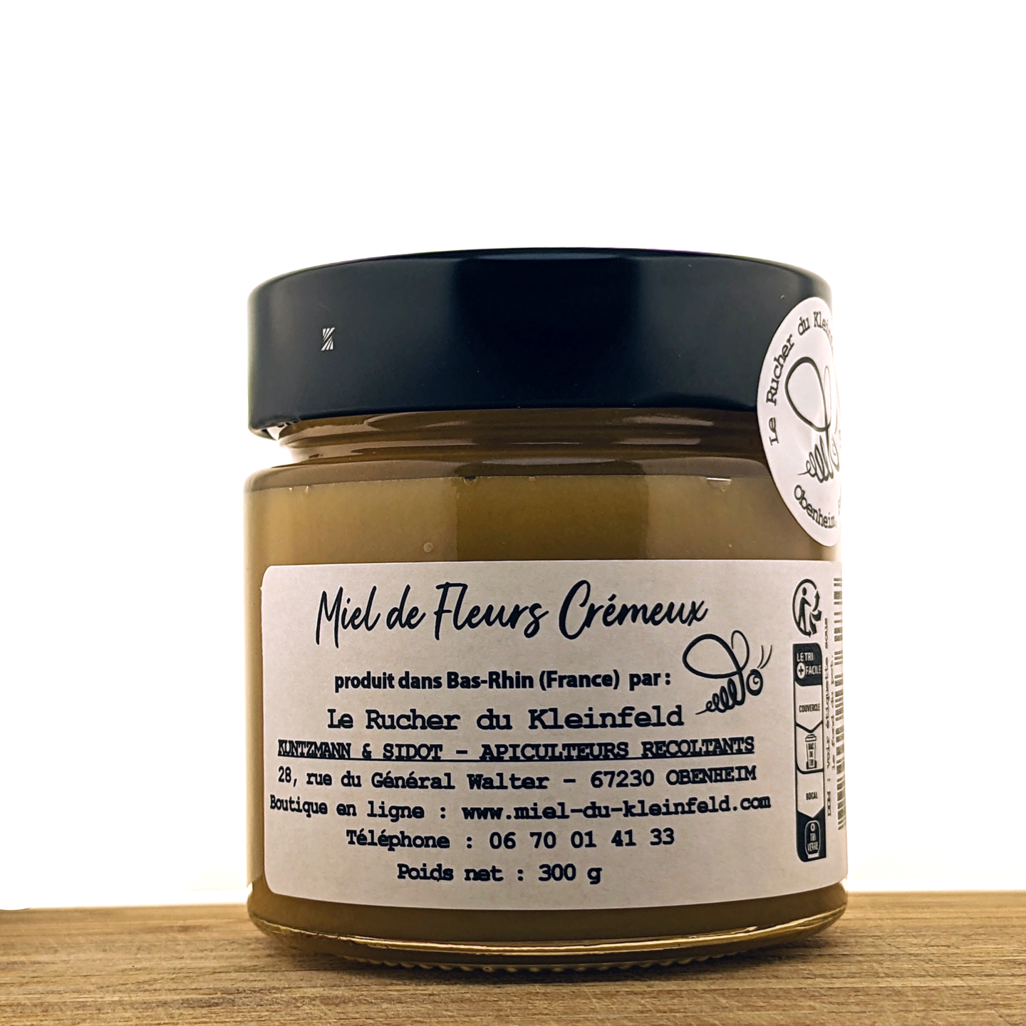 Miel artisanal de Fleurs Crémeux 300 g