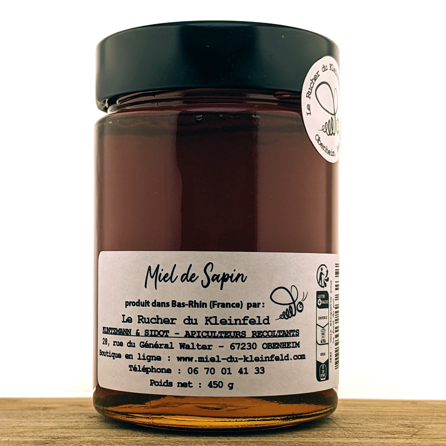 Miel artisanal de Sapin 450 g